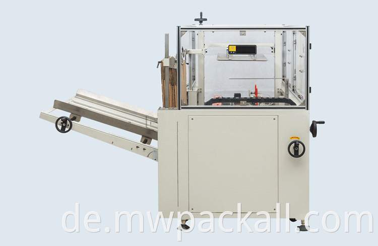 Carton Box Erector Machine Automatische Kartonformmaschine Einfacher Betätigung Vollautomatischer Box -Errichtungsmaschine